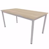Table rectangulaire Compo - 160 x 80 cm - piétement époxy - plateau mélaminé