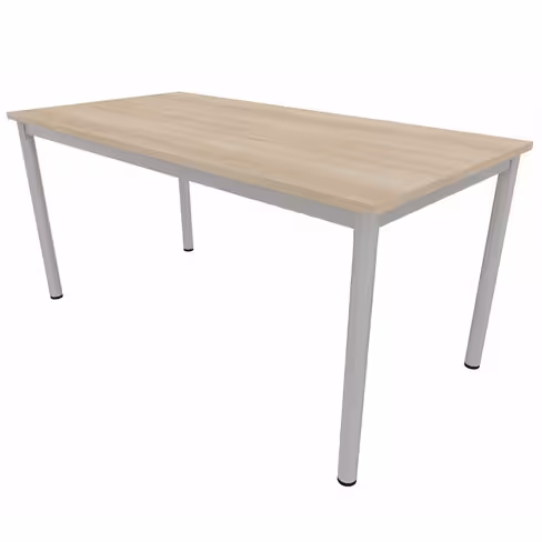 Table rectangulaire Compo - 160 x 80 cm - piétement époxy - plateau mélaminé