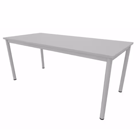 Table rectangulaire Compo - 180 x 80 cm - piétement époxy - plateau mélaminé