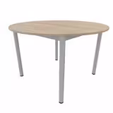 Table ronde Compo - Ø 120 cm - piétement époxy - plateau mélaminé