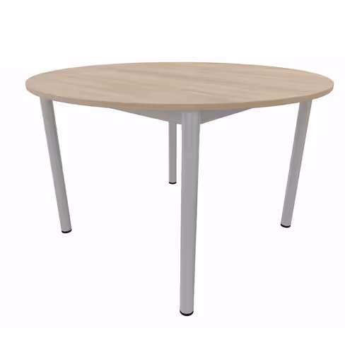 Table ronde Compo - Ø 120 cm - piétement époxy - plateau mélaminé