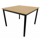 Table carrée Compo - 100 x 100 cm - piétement époxy - plateau mélaminé