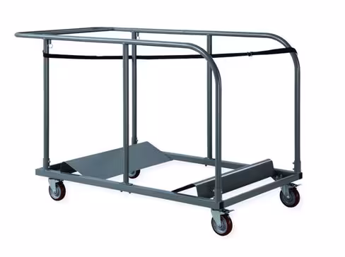 Chariot de transport et de stockage pour tables rondes