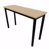 Table rectangulaire Artense - 120 x 40 cm - piétement époxy - plateau stratifié - chant plastique