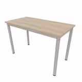 Table rectangulaire Artense - 120 x 60 cm - piétement époxy - plateau stratifié - chant plastique