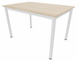 Table rectangulaire Artense - 120 x 80 cm - piétement époxy - plateau stratifié - chant plastique