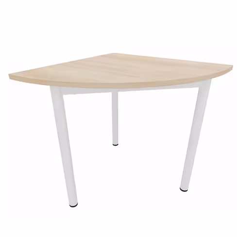 Angle de liaison Artense 90° - 80 x 80 cm - piétement époxy - plateau stratifié - chant plastique