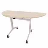 Table demi-lune FT12 - l. 140 cm - piétement époxy - plateau stratifié