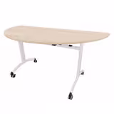 Table demi-lune FT12 - l. 160 cm - piétement époxy - plateau stratifié