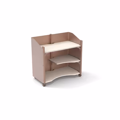 Comptoir haut mobile Satellix - l. 100 x h. 97 x pr. 56 cm - pour position assise