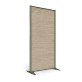 Cloison droite KP - l. 81 x h. 160 cm - mélaminé - 2 pieds stabilisateurs