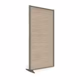 Cloison droite suivante KP - l. 81 x h.160 cm - mélaminé - 1 pied stabilisateur