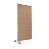 Cloison droite suivante KP - l. 81 x h. 160 cm - mélaminé - 1 pied sur roulettes