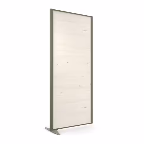 Cloison droite suivante KP - l. 81 x h. 180 cm - mélaminé - pied stabilisateur
