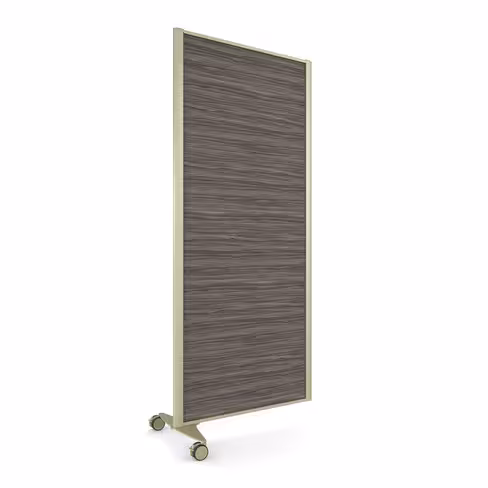 Cloison droite suivante KP - l. 81 x h. 180 cm - mélaminé - pied sur roulettes