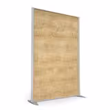 Cloison droite KP - l. 122 x h. 180 cm - mélaminé - 2 pieds stabilisateurs