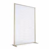 Cloison droite KP - l. 122 x h. 180 cm - polycarbonate - 2 pieds stabilisateurs
