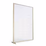 Cloison droite suivante KP - l. 122 x h. 180 cm - polycarbonate - 1 pied stabilisateur