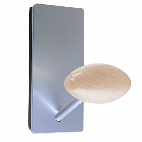 Patère murale magnétique Aloès - 1 patère bois