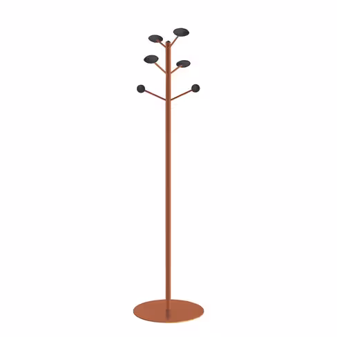 Portemanteau sur socle Aloès - 6 patères bois - junior
