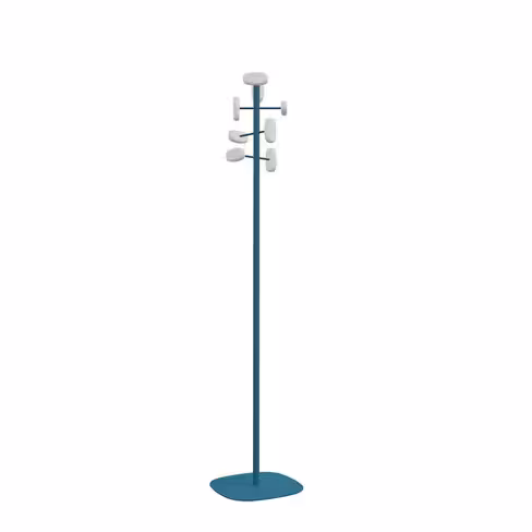 Portemanteau sur socle Sherwood - 8 patères bois