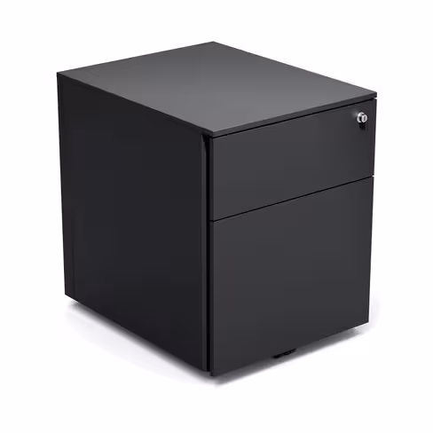 Caisson mobile Obade métal - 1 tiroir plat + 1 tiroir dossiers suspendus