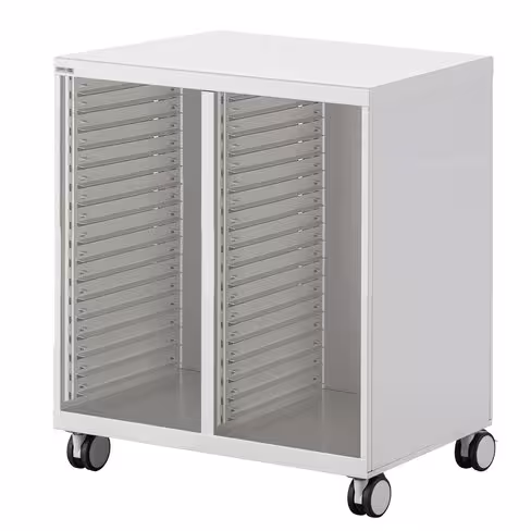 Module 2 colonnes sur roulettes - à équiper de tiroirs