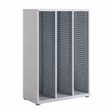 Armoirette 3 colonnes - à équiper de tiroirs