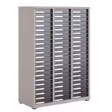 Armoirette 3 colonnes - équipée de 63 tiroirs e-clen h. 6 cm