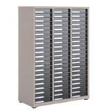 Armoirette 3 colonnes - équipée de 63 tiroirs e-clen h. 6 cm