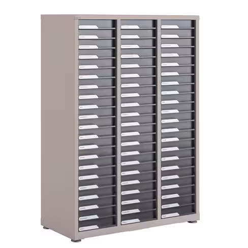 Armoirette 3 colonnes - équipée de 63 tiroirs e-clen h. 6 cm