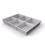 Plateau compartimenté 6 cases - 11,2 x 10 cm pour tiroir h. 6 cm