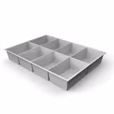 Plateau compartimenté 8 cases - 11,2 x 7,4 cm pour tiroir h. 6 cm