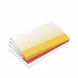 Etiquette pour tiroir Panaclen h. 6 cm - panaché couleurs lot de 50