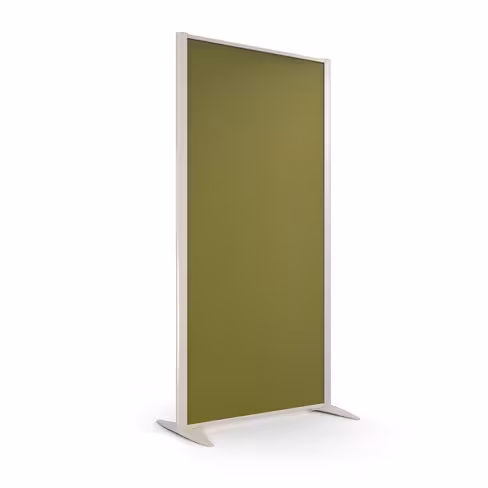 Cloison droite KP - l. 81 x h. 160 cm - tissu - 2 pieds stabilisateur