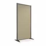Cloison droite KP - l. 81 x h. 160 cm - tissu acoustique - 2 pieds stabilisateurs