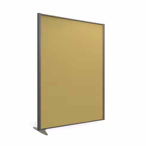 Cloison droite suivante KP - l. 122 x h. 160 cm - tissu acoustique - 1 pied stabilisateur