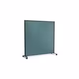 Cloison droite KP - l. 163 x h. 160 cm - tissu - 2 pieds sur roulettes