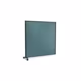 Cloison droite suivante KP - l. 163 x h. 160 cm - tissu acoustique - 1 pied sur roulettes
