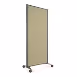 Cloison droite KP - l. 81 x h. 180 cm - tissu acoustique - 2 pieds sur roulettes