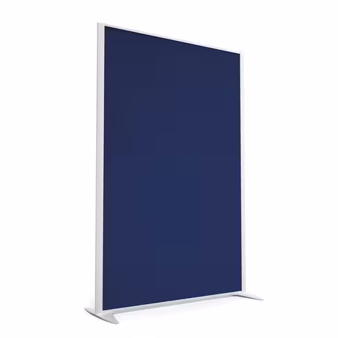 Cloison droite KP - l. 122 x h. 180 cm - tissu acoustique - 2 pieds stabilisateurs