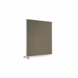 Cloison droite suivante KP - l. 163 x h. 180 cm - tissu acoustique - 1 pied sur roulettes