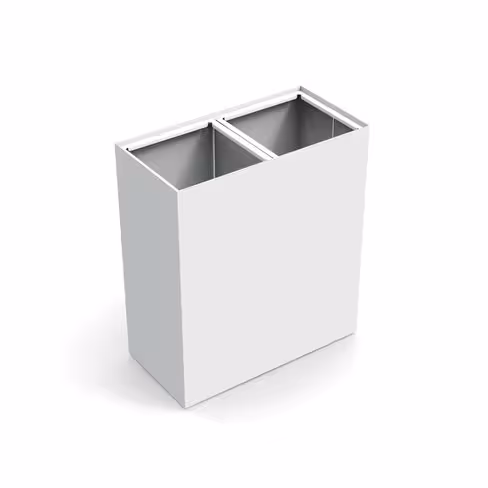 Corbeille sans couvercle Pick Up - 2 x 60 l