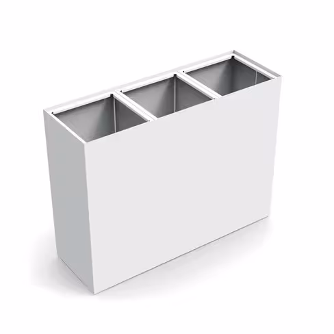 Corbeille sans couvercle Pick Up - 3 x 60 l