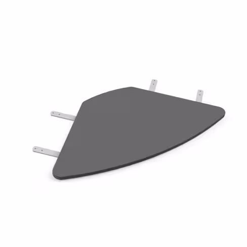 Tablette de liaison d'angle My Maxence - avec fixation