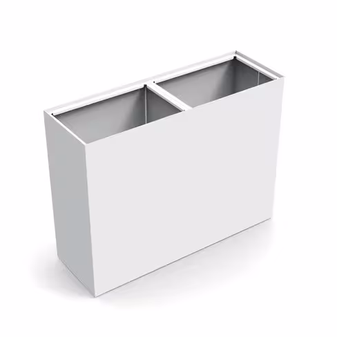 Corbeille sans couvercle Pick Up - 2 x 90 l