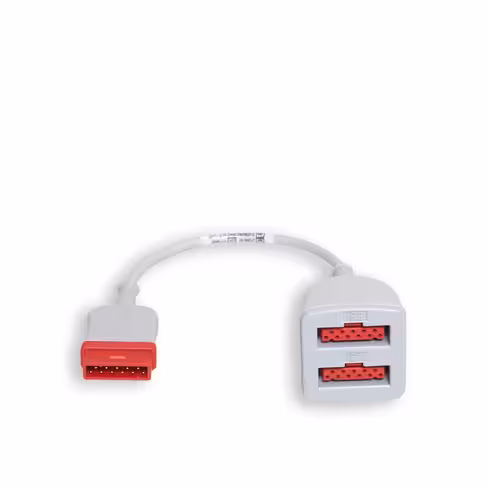 Câble de pression invasive double pour tête de pression invasive - l. 0.3 m - l'unité