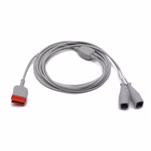 Câble de pression invasive double pour tête de pression invasive ICU Medical Transpac-IV - l. 3,6 m - l'unité