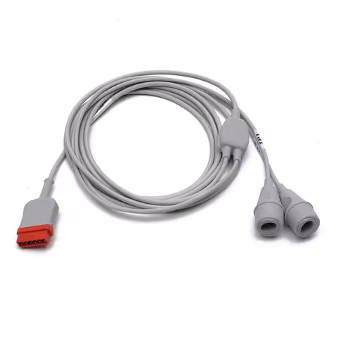 Câble de pression invasive double pour tête de pression invasive Edwards LS TruWave IP - l. 3,6 m - l'unité
