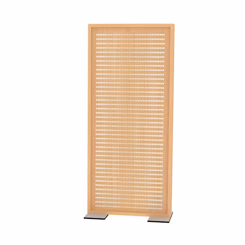 Cloison droite EPM49B - mélaminé - l. 80 x h. 180 cm - avec pied